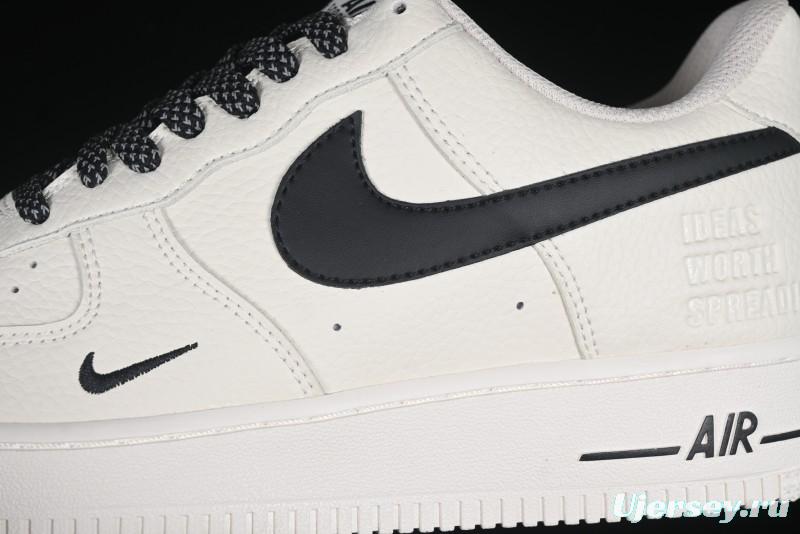 Nike Air Force 1 '07 Low Ted x Portland Triple Collaboration Reflective Black Casual Sneakers - DD8959-706