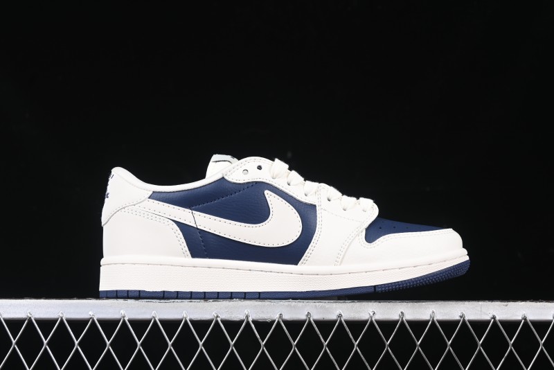 Nike Travis Scott x Fragment Design x Air Jordan 1 Low OG SP AJ1 Burberry Collaboration - BB6588-312