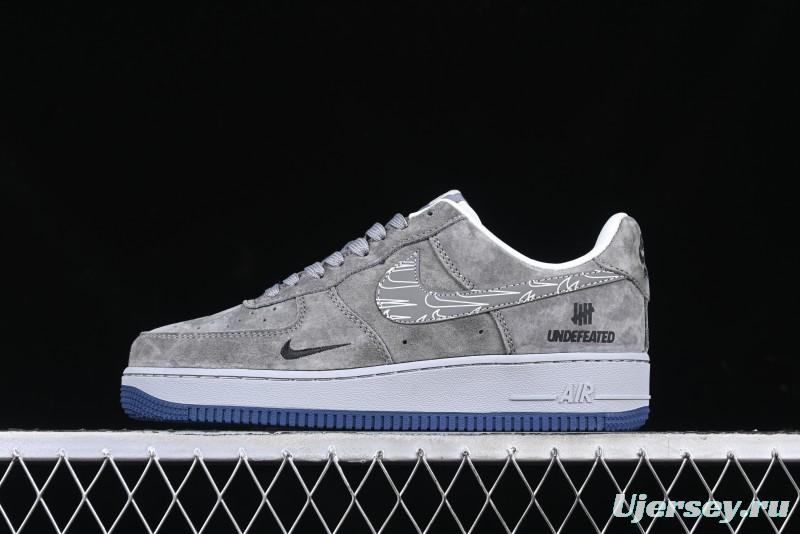 Nike Air Force 1 '07 Low UN Collaboration - Shadow Grey Pigskin Sneakers DF0188-018