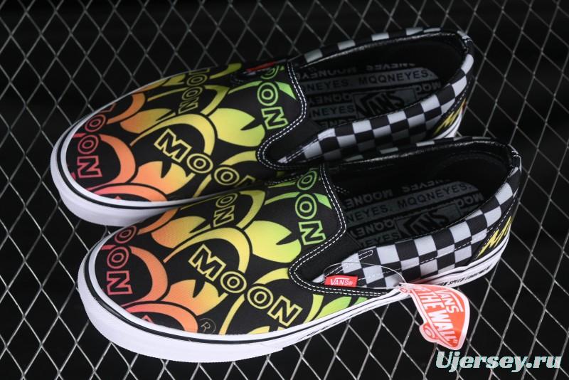 Mooneyes x Vans Slip-On Low-Top Casual Skate Shoes - VN000CP6BHG