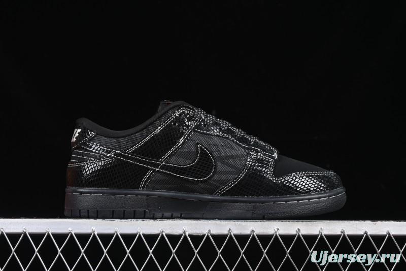 Nike SB Dunk Low Year of the Snake Limited Edition - Black Snake Anniversary High-End Custom Low-Top Casual Sneakers - CH8311-233