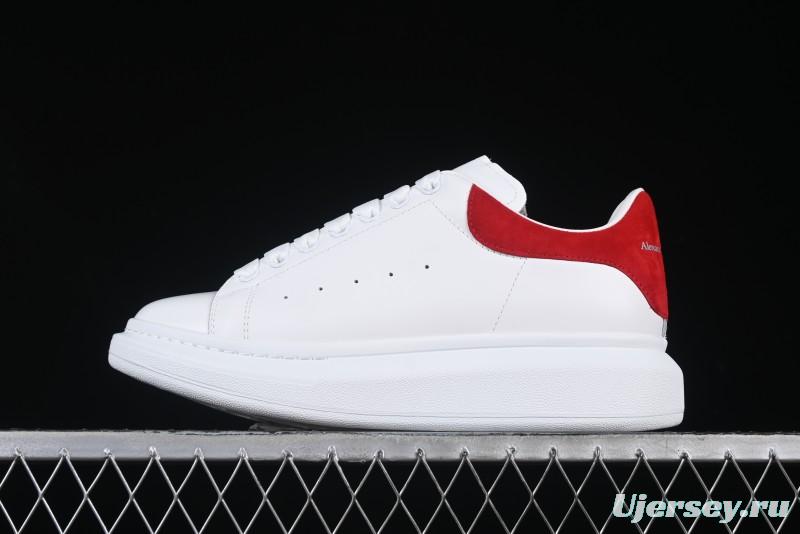 Alexander McQueen Oversized Sneakers with Red Suede Heel Detail - D.E5