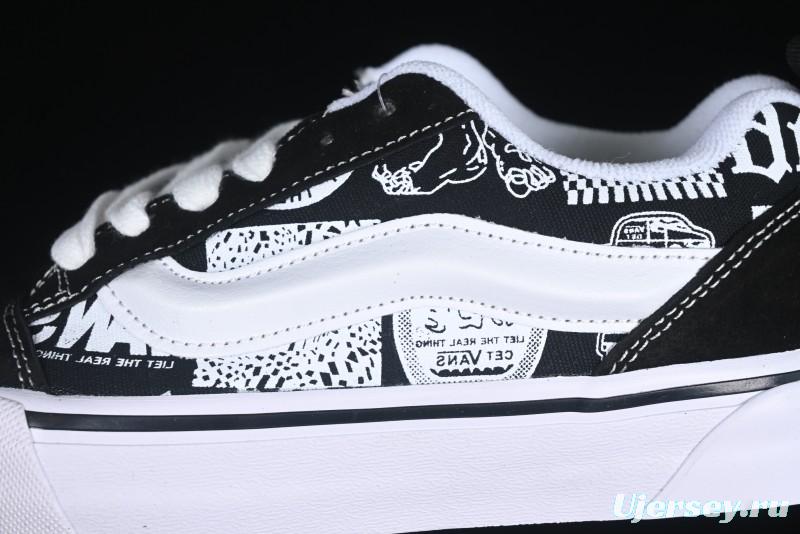 Vans Knu Skool Comfortable Fashion Slip-Resistant Wear-Resistant Low-Top Casual Sneakers - VN000CS0239