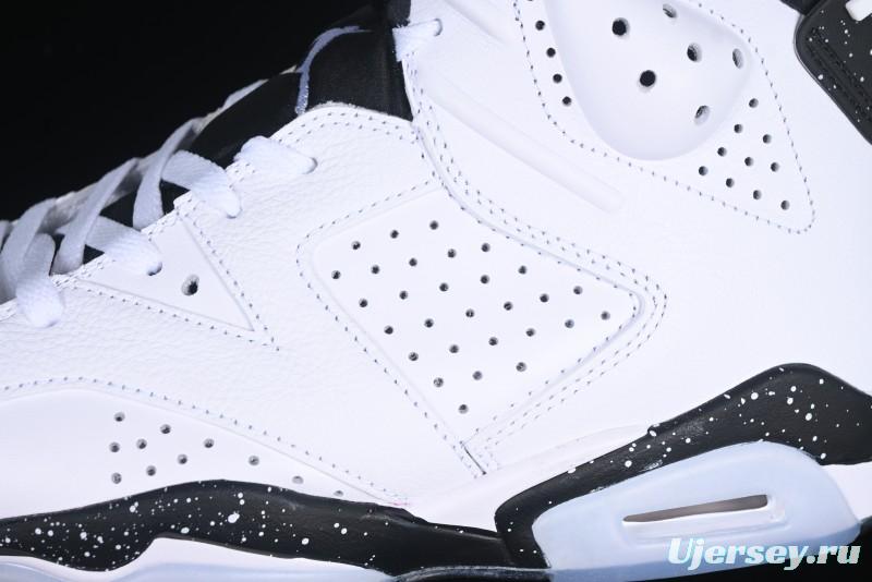 Nike Air Jordan 6 Retro White And Black Basketball Shoes - CT8529-112