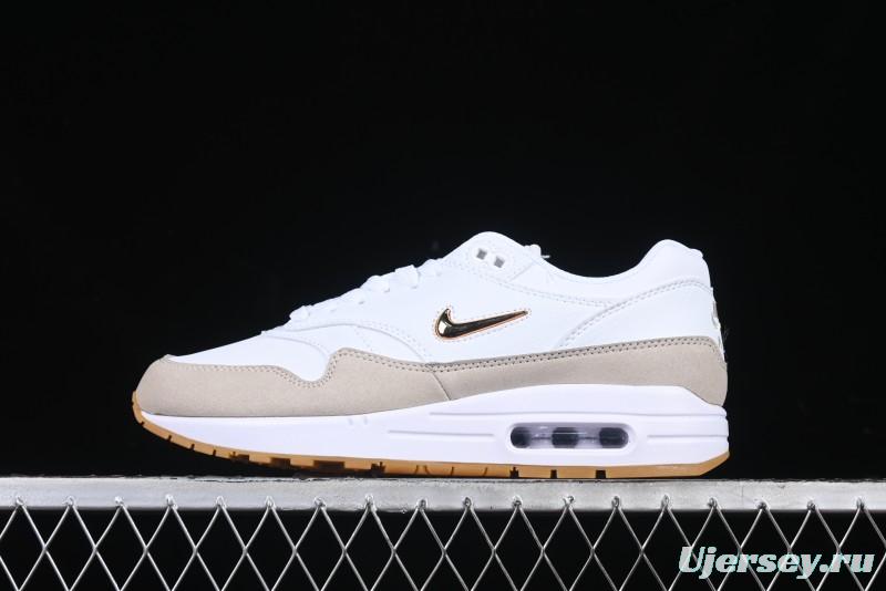 Nike Air Max 1 Retro Running Shoes with Half-Sole Air Cushion - AA0512-100