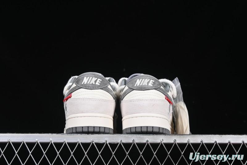 Nike SB Dunk Low Carhartt x Supreme Collaboration Anniversary Edition Customized Low-Top Casual Skate Shoes - YX5066-239