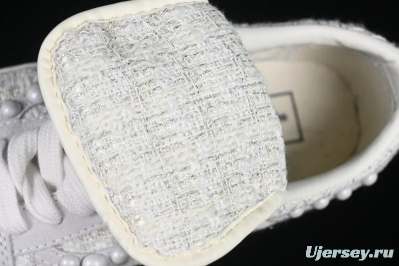 Vans Skool Ext Pearl White Low-Top Casual Skate Shoes - VN000EEMQC5