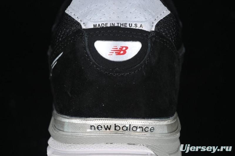 New Balance 990 Series Premium Retro Running Shoes with Carbon Fiber Midsole - M990BK4