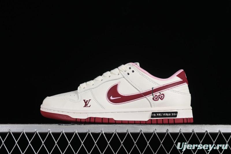 Nike SB Dunk Low Valentine's Day Limited Edition - Cherry Valentine Anniversary High-End Custom Low-Top Casual Sneakers - XX2025-312