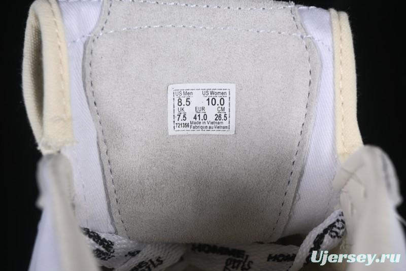 Vans HommeGirls x Sk8-Mid Fashion Casual Mid-Top Suede Skate Shoes with Bold Side Stripes - VN000NBN2VZ