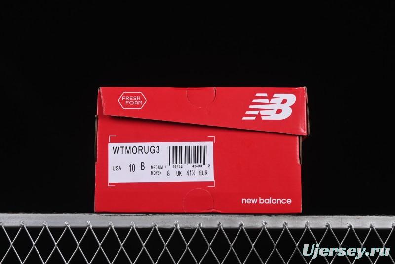 New Balance Fresh Foam X More V3TDS Low-Top Running Shoes with Durable Slip-Resistant Outsole - WTMORUG3