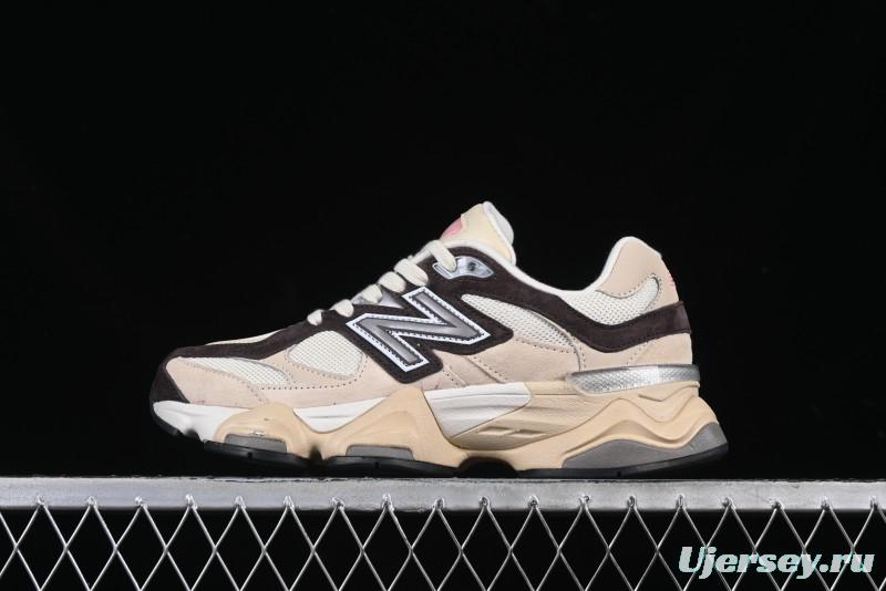 New Balance NB9060 Series Retro Casual Running Shoes with ABZORB Cushioning - U9060FLP