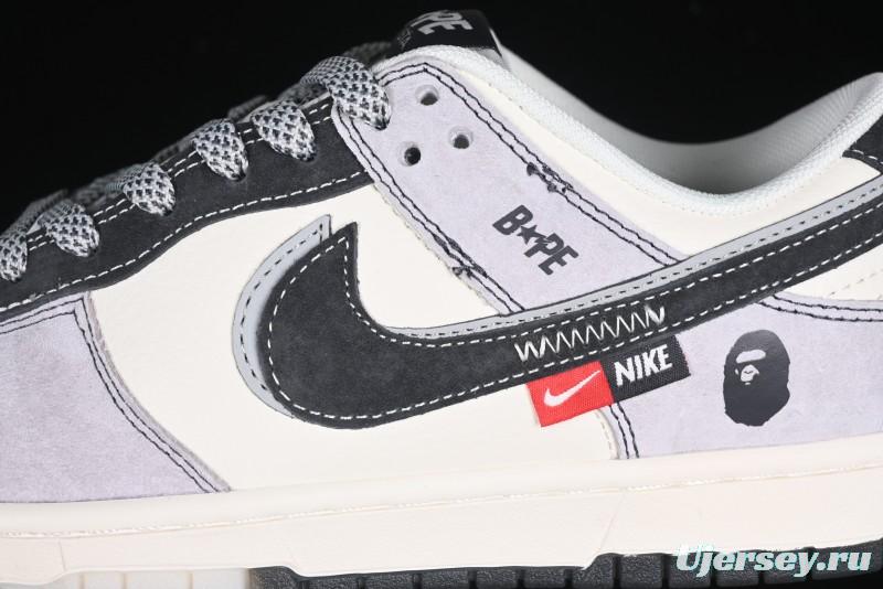 Nike SB Dunk Low BAPE Collaboration Anniversary Customized Low-Top Casual Sneakers - DM6868-031