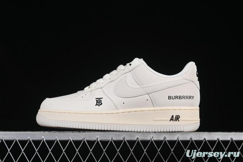 Nike Air Force 1 '07 Low Burberry Collaboration Off-White Crystal Low-Top Casual Sneakers - BB8588-226
