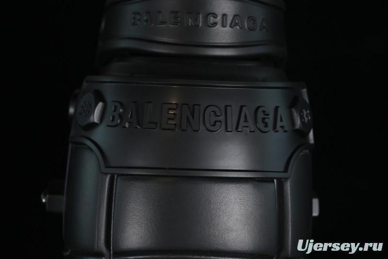 Balenciaga Hardcrocs Slide EVA Round-Toe Ultra Thick Sole Clog Sandals - W1S8N1010