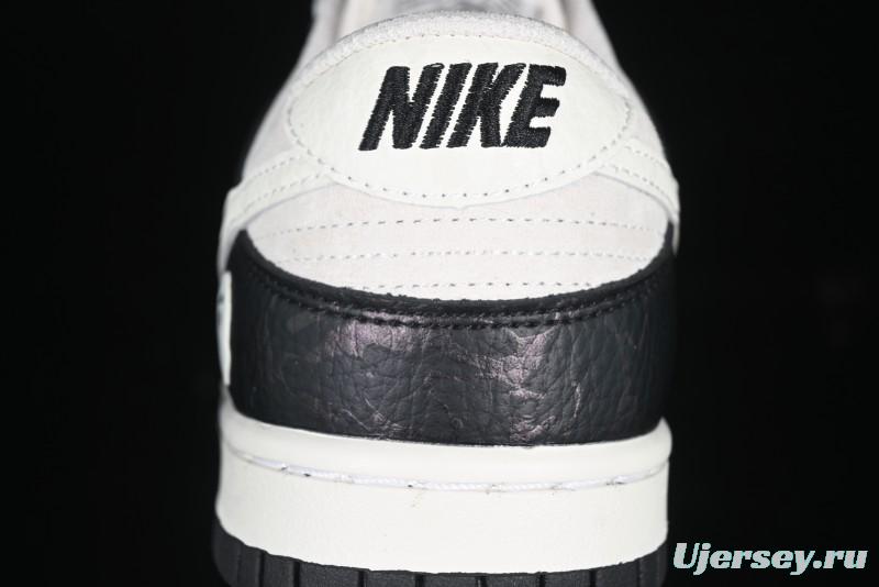 Nike SB Dunk Low BAPE Collaboration Splatter Pig Eight White Hook Anniversary High-End Custom Low-Top Casual Sneakers - DJ2024-053