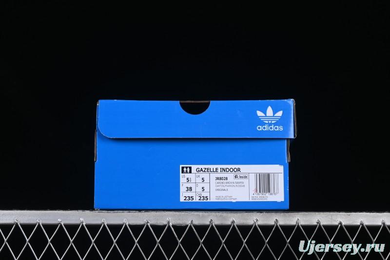 Adidas Originals Gazelle Indoor JR8028 Retro Casual Slip-Resistant Low-Top Sneakers