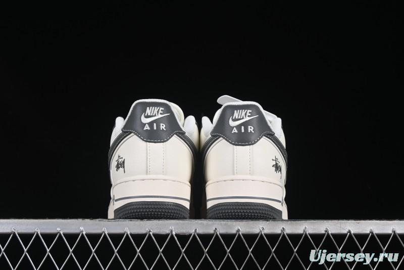 Nike Air Force 1 '07 Low Stussy Collaboration Granite Grey Low-Top Casual Sneakers - XZ6188-226