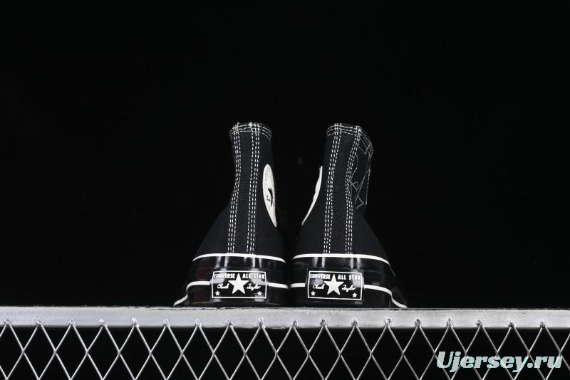 Converse Chuck 1970s High Top Canvas Sneakers with Star Stitch Design - A15743C