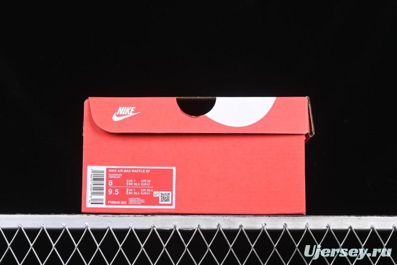 Nike Air Waffle SP Breathable Cushioned Casual Running Shoes with Tuned Air System - FV6946-002