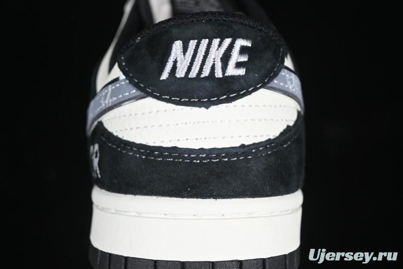 Nike SB Dunk Low Dior Collaboration Anniversary Edition Customized Low-Top Casual Sneakers - DJ2024-084
