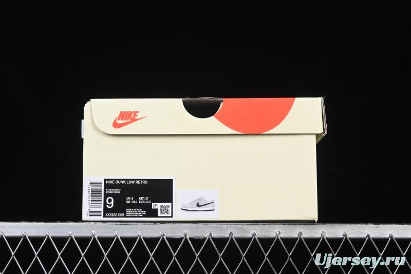 Nike SB Dunk Low Stussy Collaboration - Black Swoosh Anniversary Custom Low-Top Casual Skate Shoes - XX3168-069