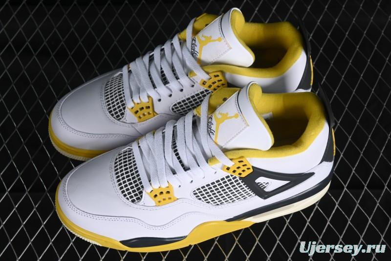 Nike Air Jordan 4 Retro Vivid Sulfur Basketball Shoes - AQ9129-101