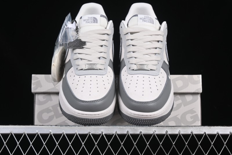 Nike Air Force 1 '07 Low The North Face x CDG Light Grey Casual Sneakers - DM6688-050