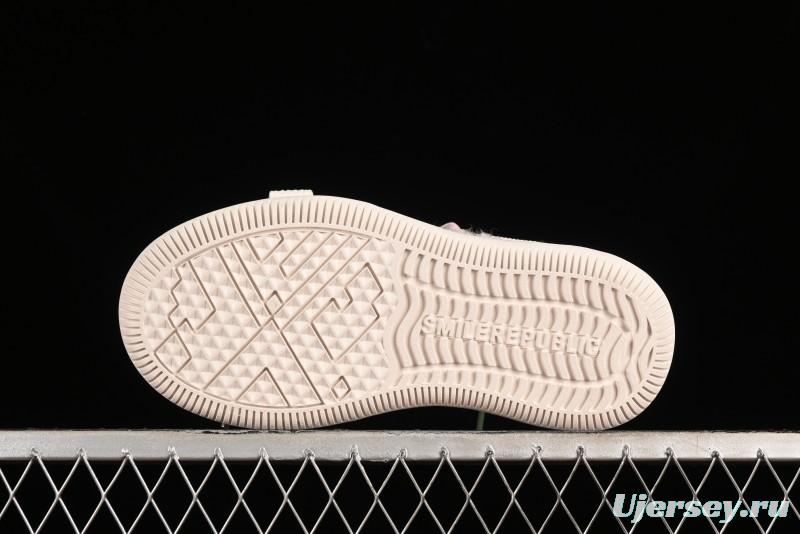 SMILEREPUBLIC SMILE Collection Canvas Sneakers with Thick Sole and Open Toe Design - G.D4