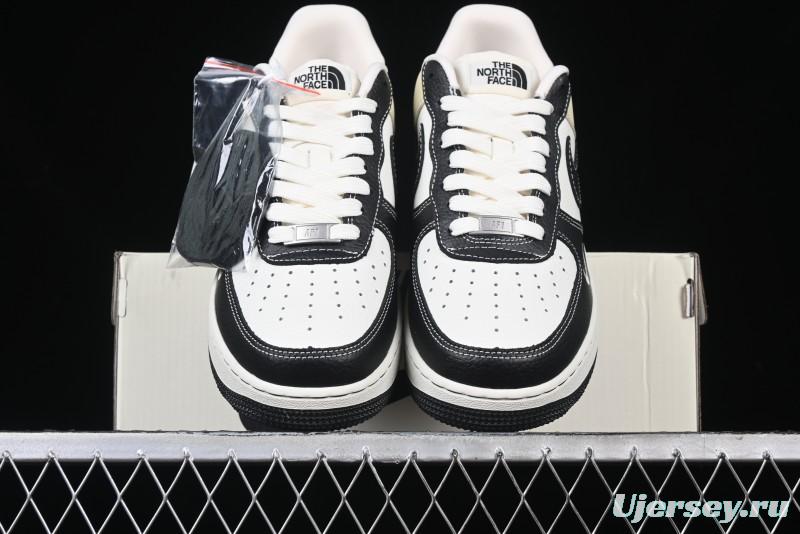 Nike Air Force 1 '07 Low The North Face Collaboration - Black Leather Low-Top Casual Sneakers - CH6336-513