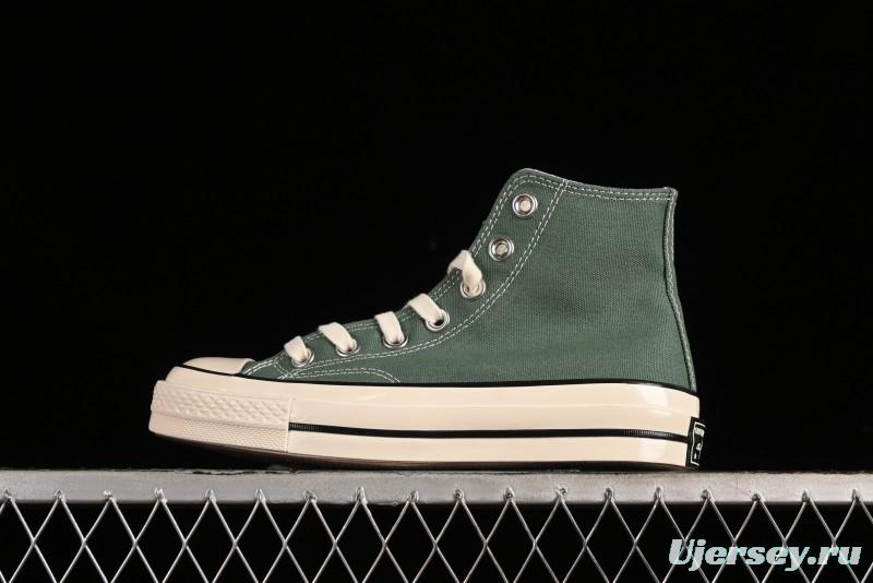 Converse Chuck 1970s High Top Casual Canvas Sneakers in Pine Green - A06521C