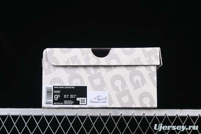 Nike SB Dunk Low The North Face Collaboration Anniversary High-End Custom Low-Top Casual Skate Shoes - BB7518-015