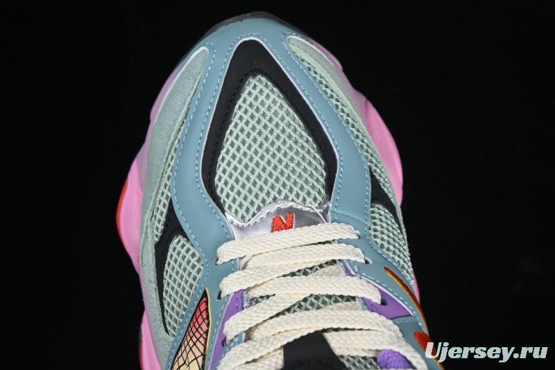 New Balance 9060 Retro Casual Running Sneakers with ABZORB Cushioning Technology - U9060WRB