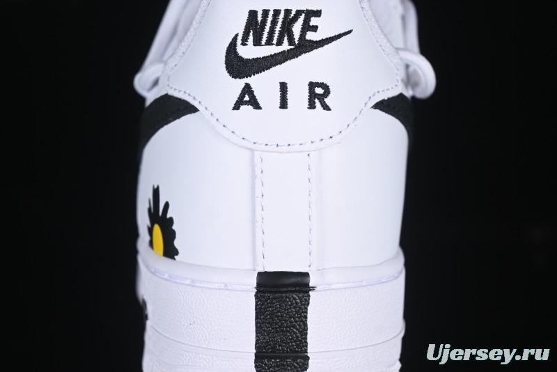 Nike Air Force 1'07 Low Custom 2D Daisy Graffiti Hand-Painted Casual Sneakers - CK0316-060