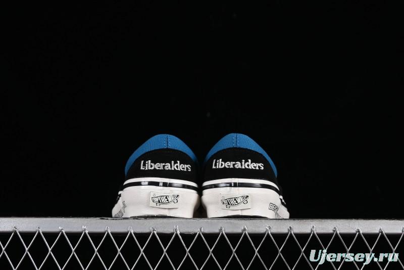 Vans Slip-On x Liberaiders Origami Checkerboard Low-Top Casual Sneakers - VN000V0SAPK