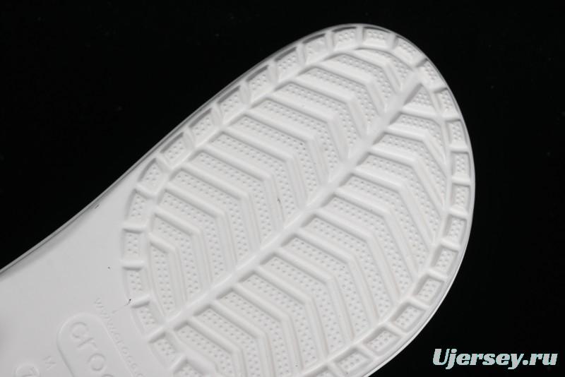 Crocs Crocband Platform Rainbow Comfortable Thick-Soled Clogs - B.D4