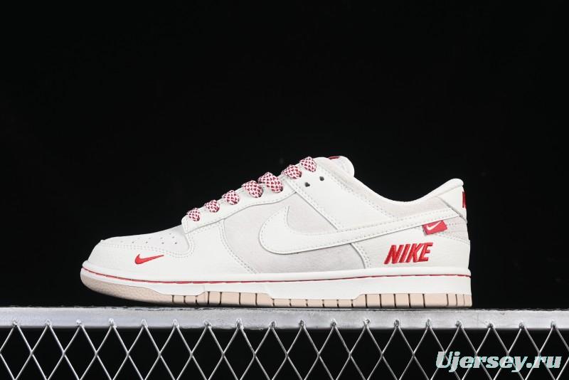 Nike SB Dunk Low CNY Red Anniversary Customized Low-Top Casual Skate Shoes - DJ2024-116