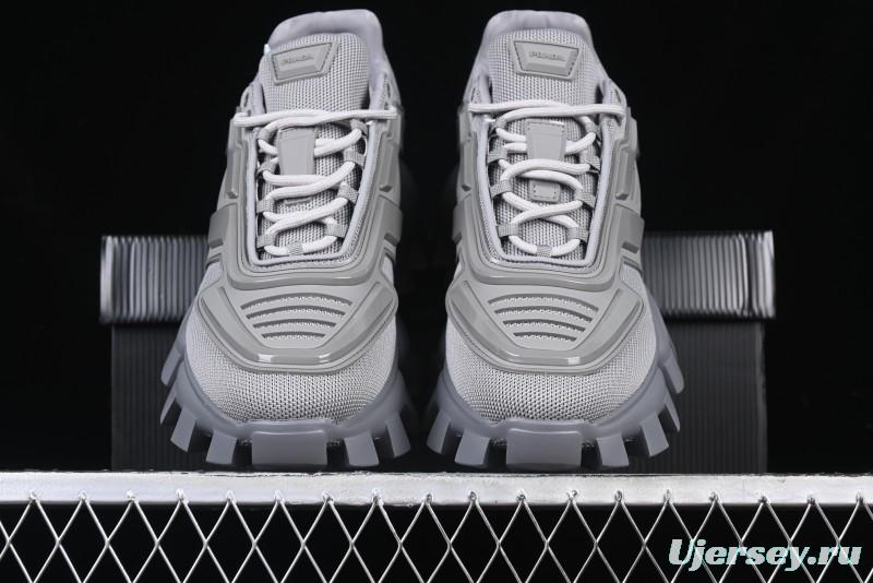 Prada Cloudbust Air Thunder Lifestyle Low-Top Sneakers with Anti-Slip and Wear-Resistant Design - 2EG293