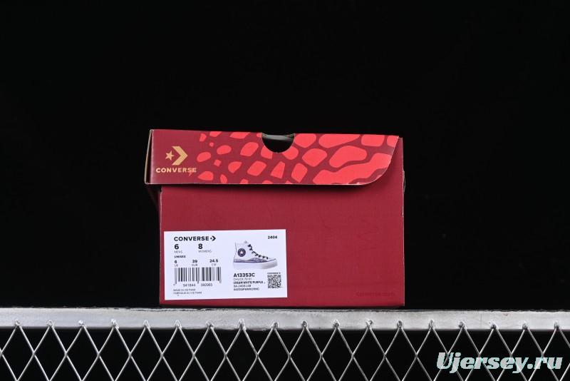 Converse 1970s CNY Year of the Snake Limited Edition High-Top Canvas Sneakers with Thick Sole - A13353C