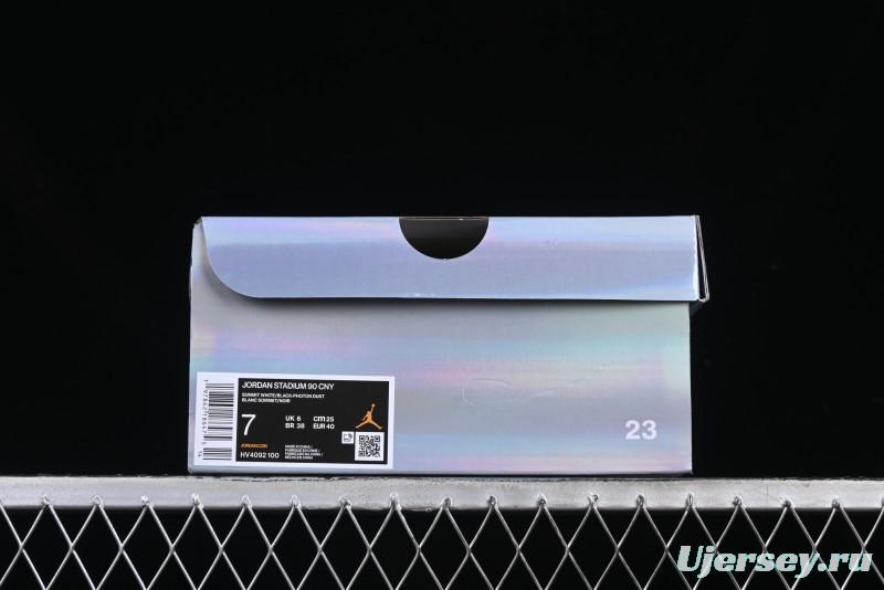 Nike Air Jordan Stadium 90 AJ Casual Sneakers with Midfoot Mesh Panel - HV4092-100