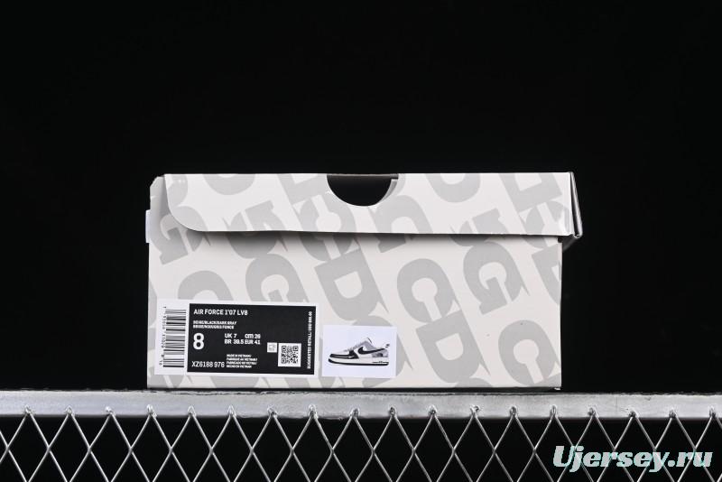 Nike Air Force 1'07 Low The North Face Collaboration Black Beige Grey Casual Sneakers - XZ6188-976