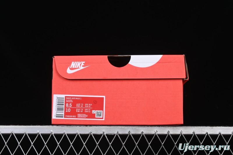 Nike Air Max 1 Retro Running Shoes with Half-Sole Air Cushion - FV6530-002