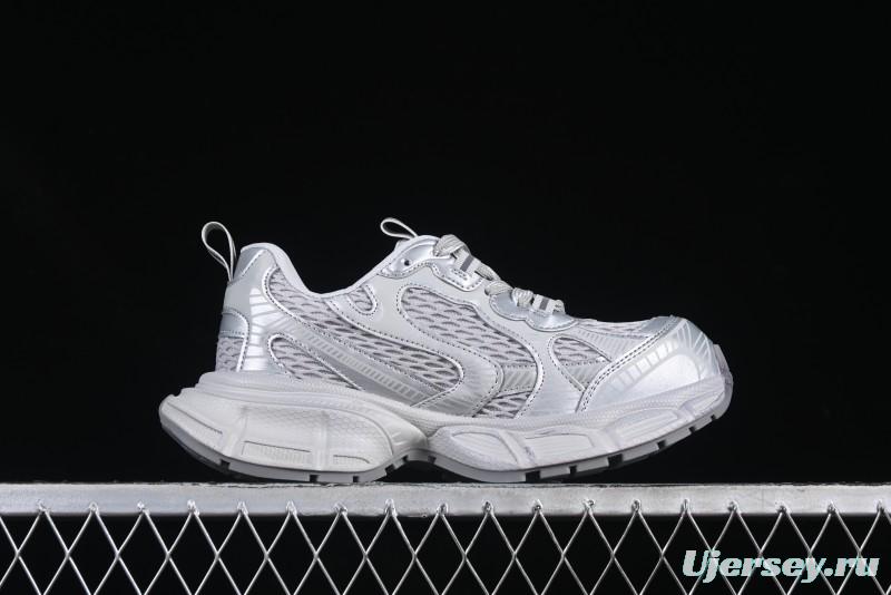 GG-CC Casual Running Shoes with Asymmetrical Design - 5509 Silver