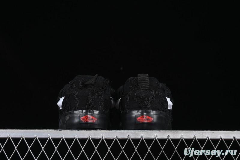 Vans Vault OG Era LX "Distressed Black" Premium Skate Sneakers