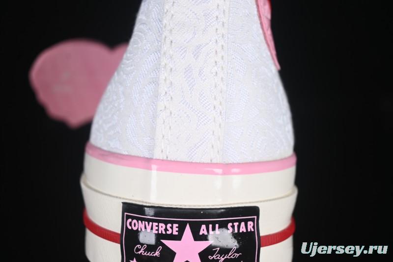 Converse Chuck 70 Valentine's Day Rose High Top Casual Sneakers - A14798C