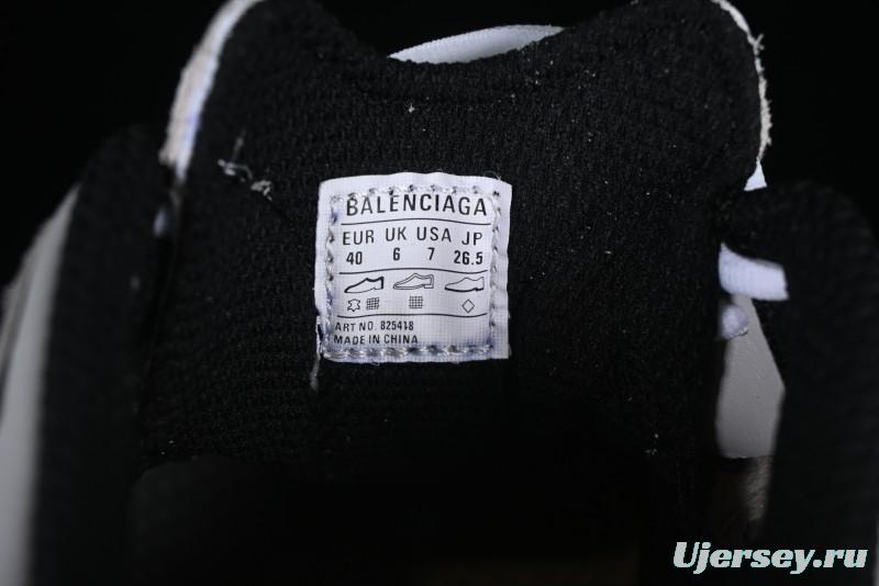 Balenciaga Monday Calf Leather Round Toe Lace-Up Low-Top Casual Shoes - WDWTS1971