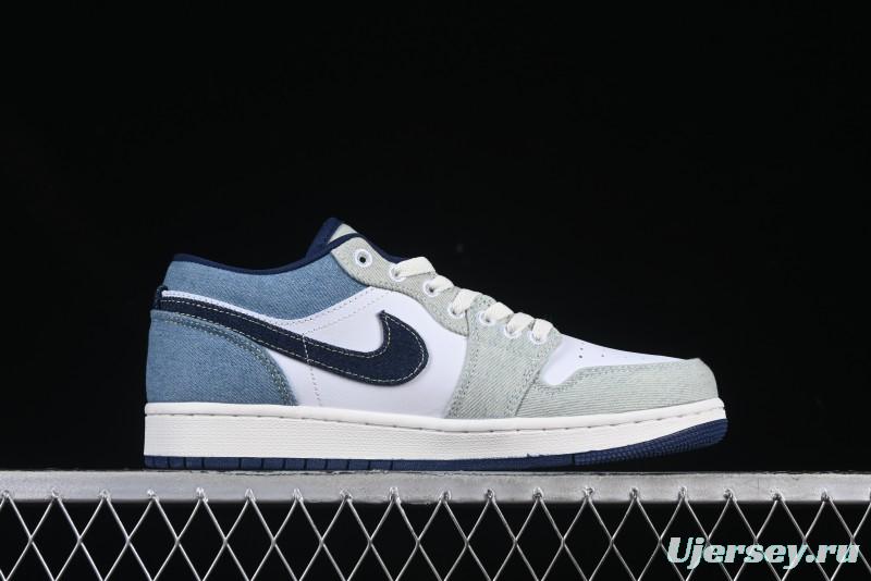Nike Air Jordan 1 Low "Canadian Tuxedo" Basketball Shoes - IH0648-141