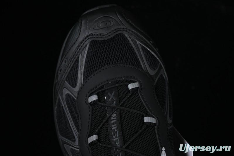 Salomon XT-Wings 2 All-Black Trail Running Sneakers - Sleek Performance and Style