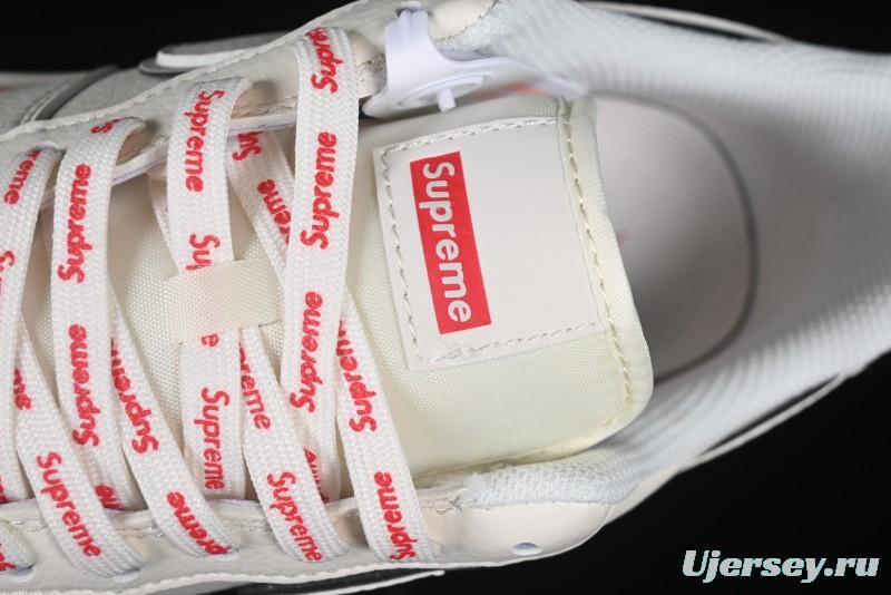 Nike Air Force 1 '07 Low Supreme Collaboration Off-White Crystal Custom Casual Sneakers - XZ6188-715