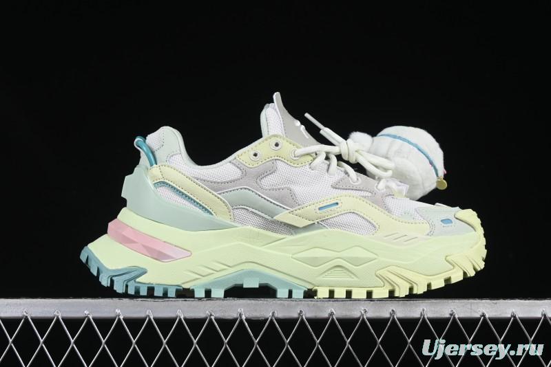 Playful Pastel Chunky Sneakers with Plush Bird Charm – Bold & Whimsical Streetwear Kicks